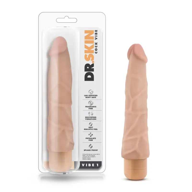 DR SKIN COCK VIBE 1 BEIGE