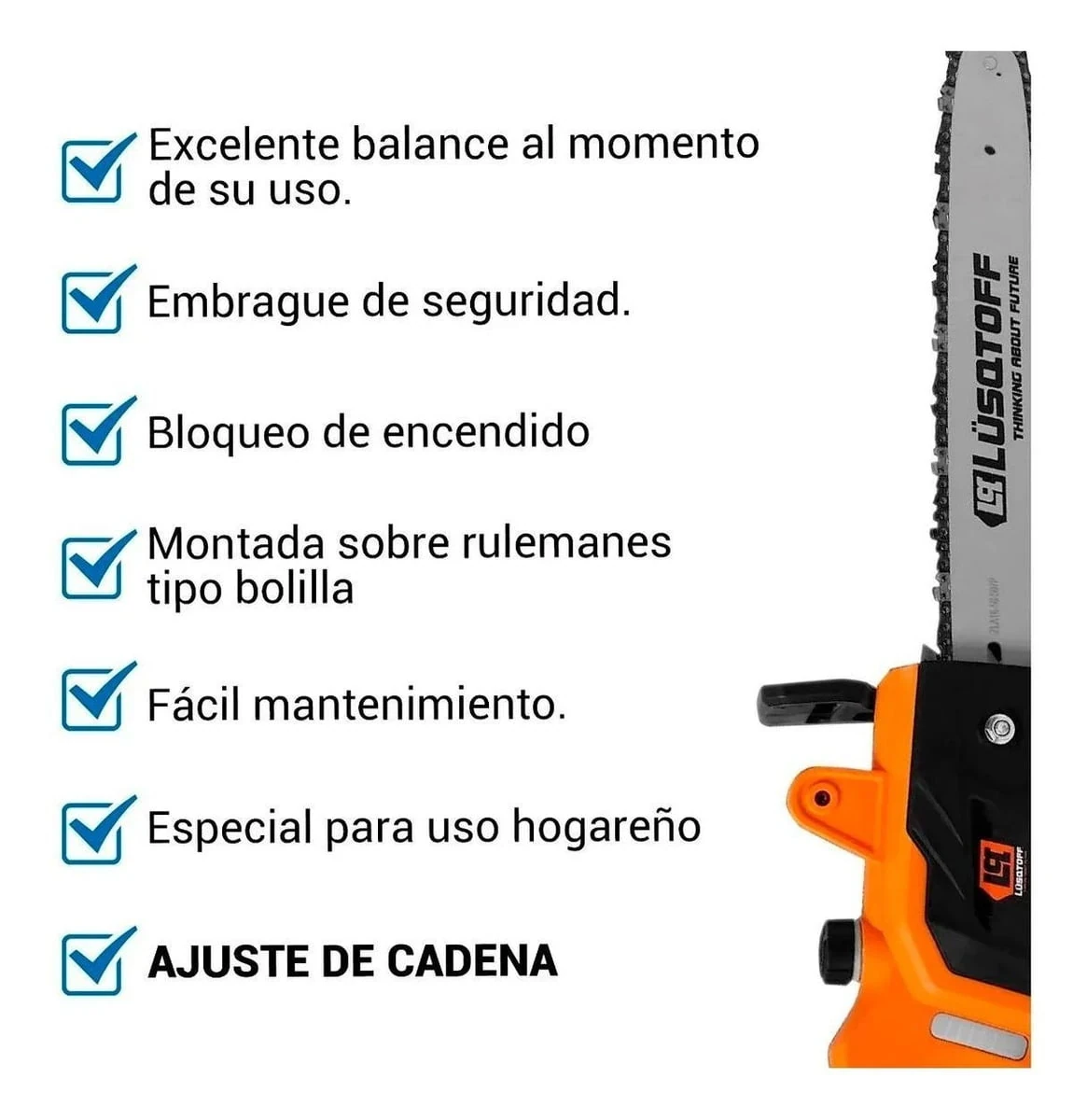 Electrosierra Motosierra Lüsqtoff ESL200-8 2000w 5