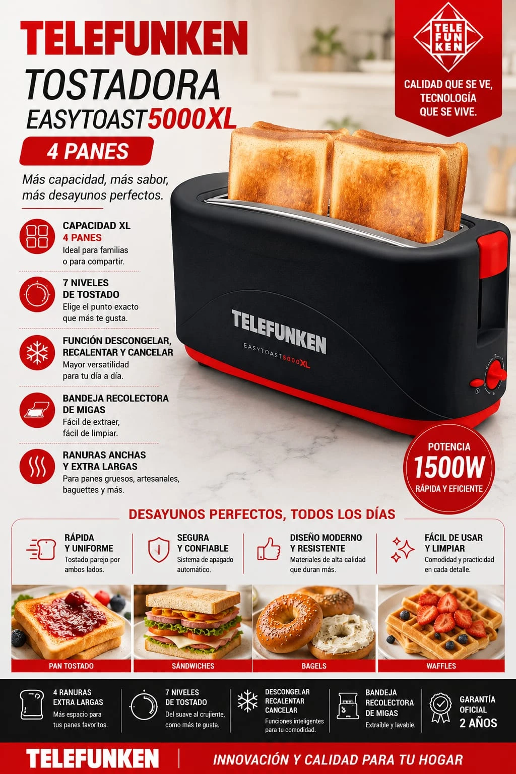 Tostadora Telefunken
