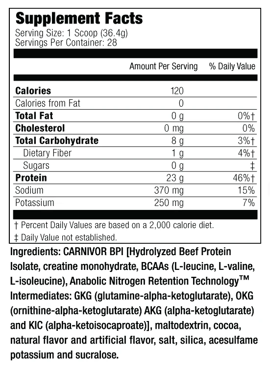 CARNIVOR ISOLATE 2 LBS 2