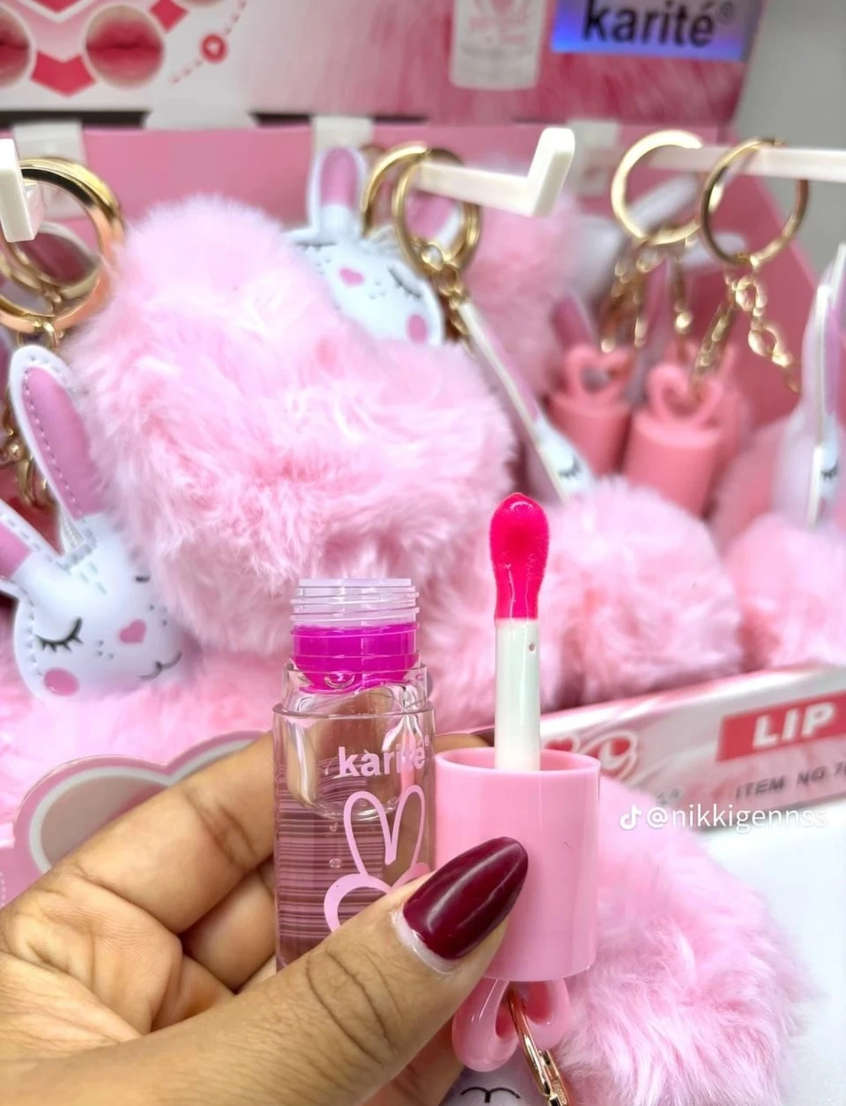 Lip oil Magic de llavero conejito 🥰💖 3