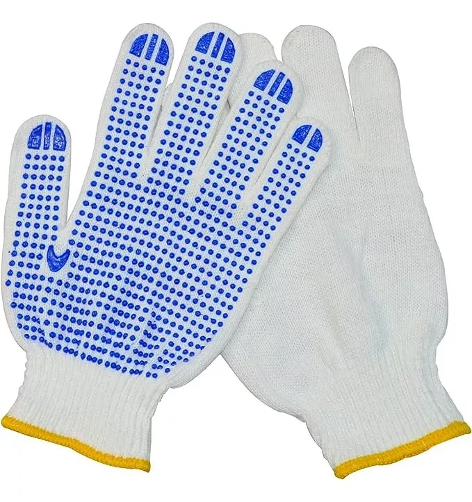 Guantes De Trabajo Tela Con Puntos Antideslizantes