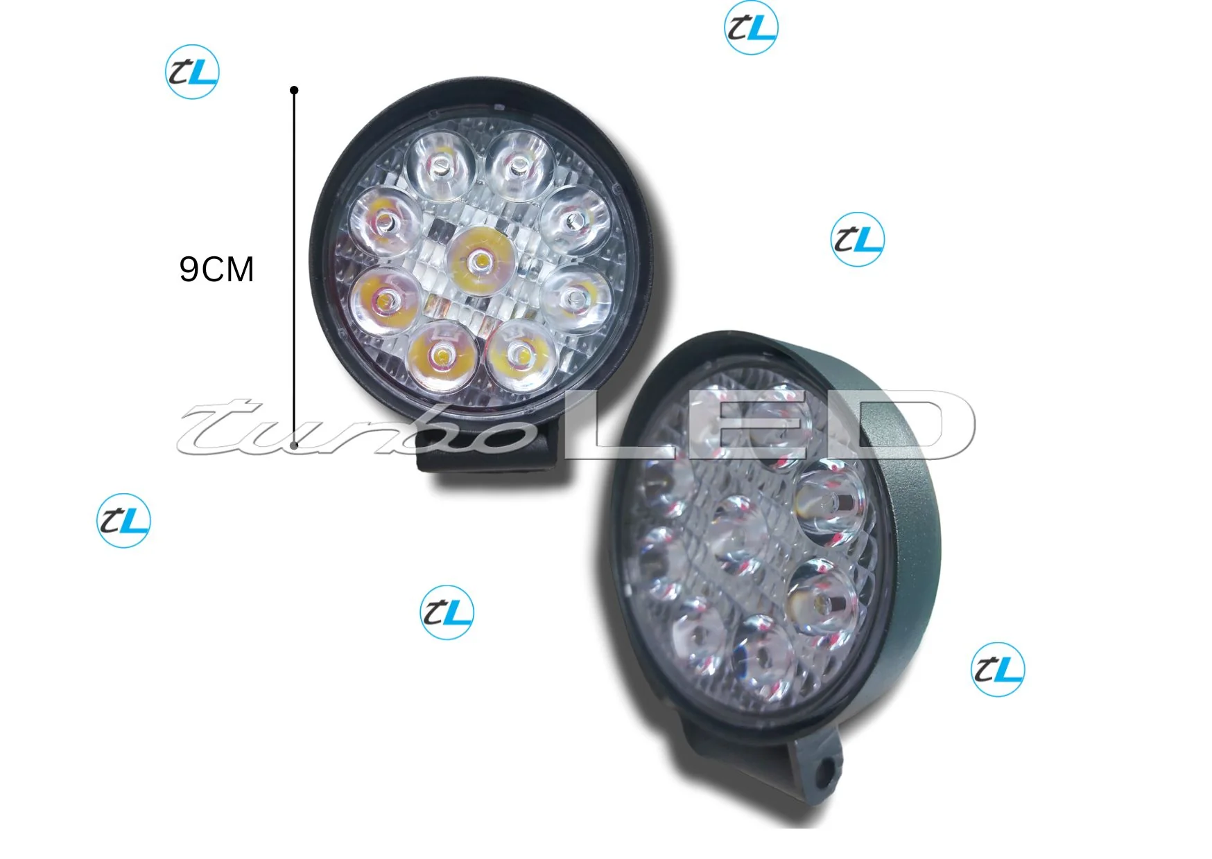 REDONDA 9CM-9LED(801084)