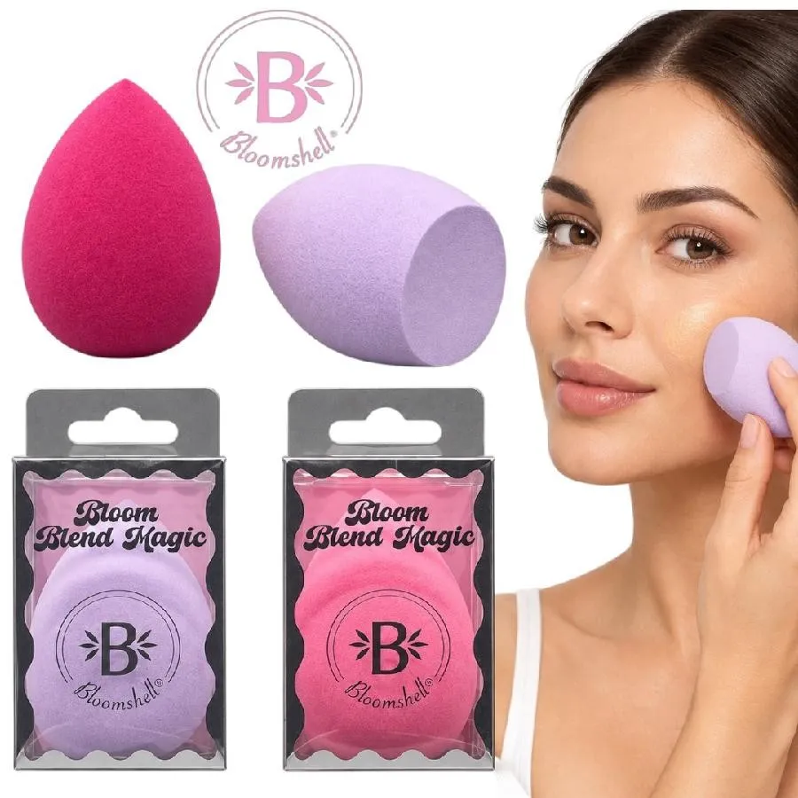 beauty blender corte angular y gotica colores surtidos bloomshell 