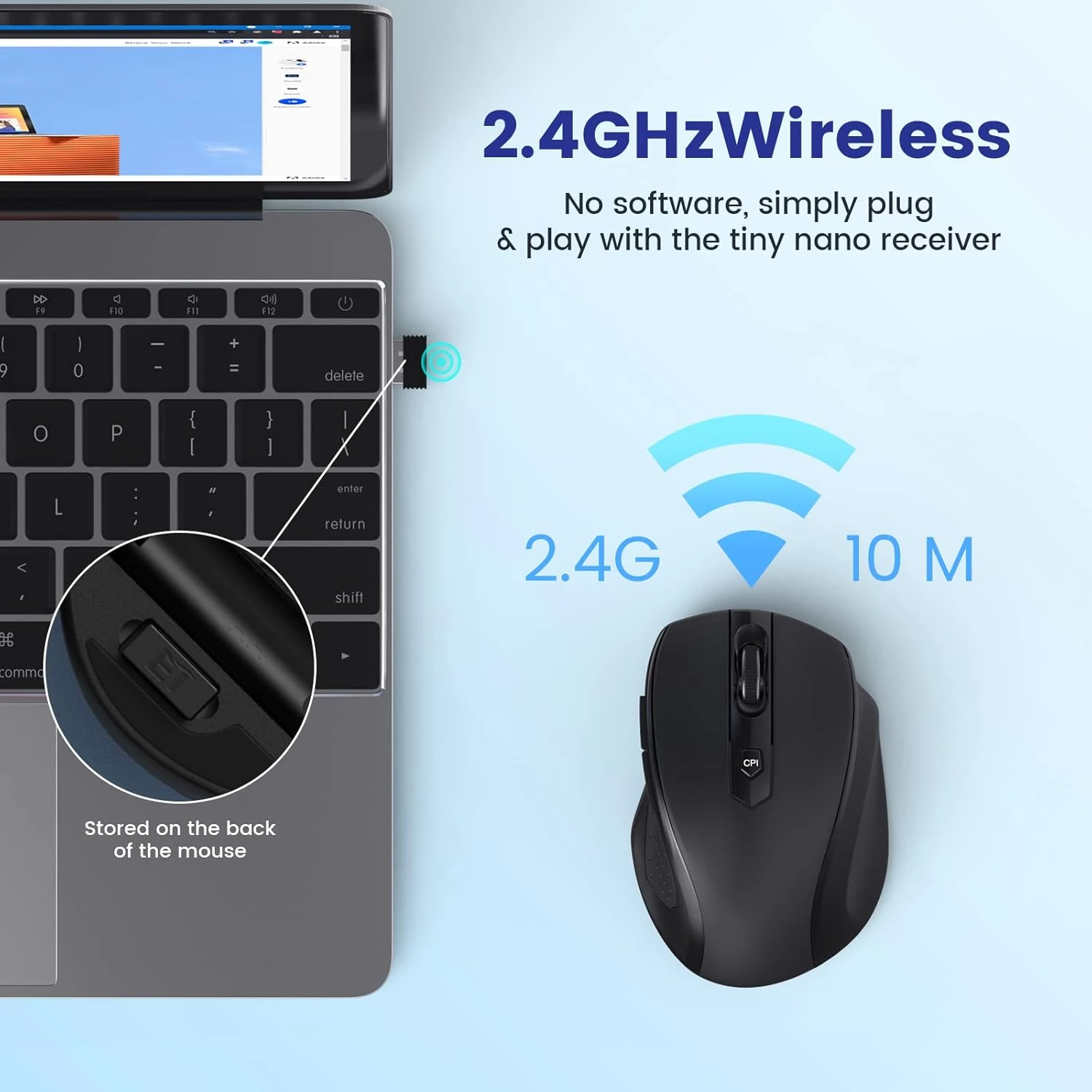 Mouse inalámbrico XTECH 2