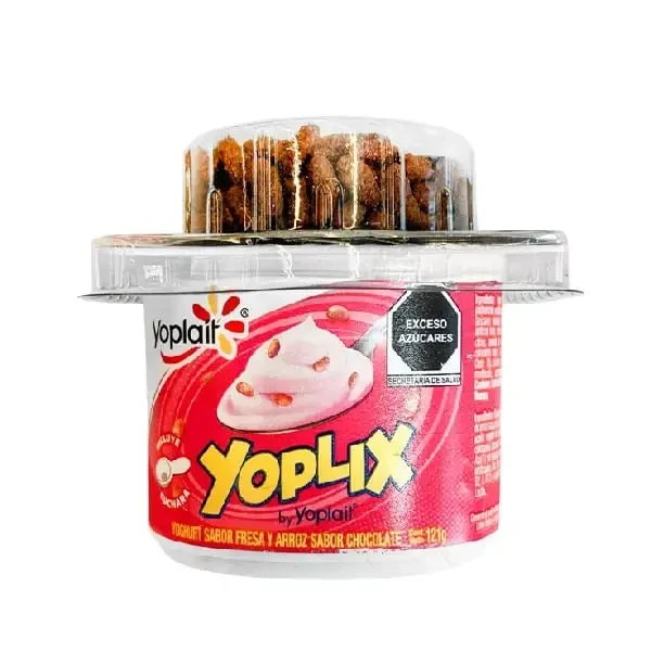 YOGHURT CON ARROZ INFLADO YOPLIX SABOR FRESA 121 G – YOPLAIT