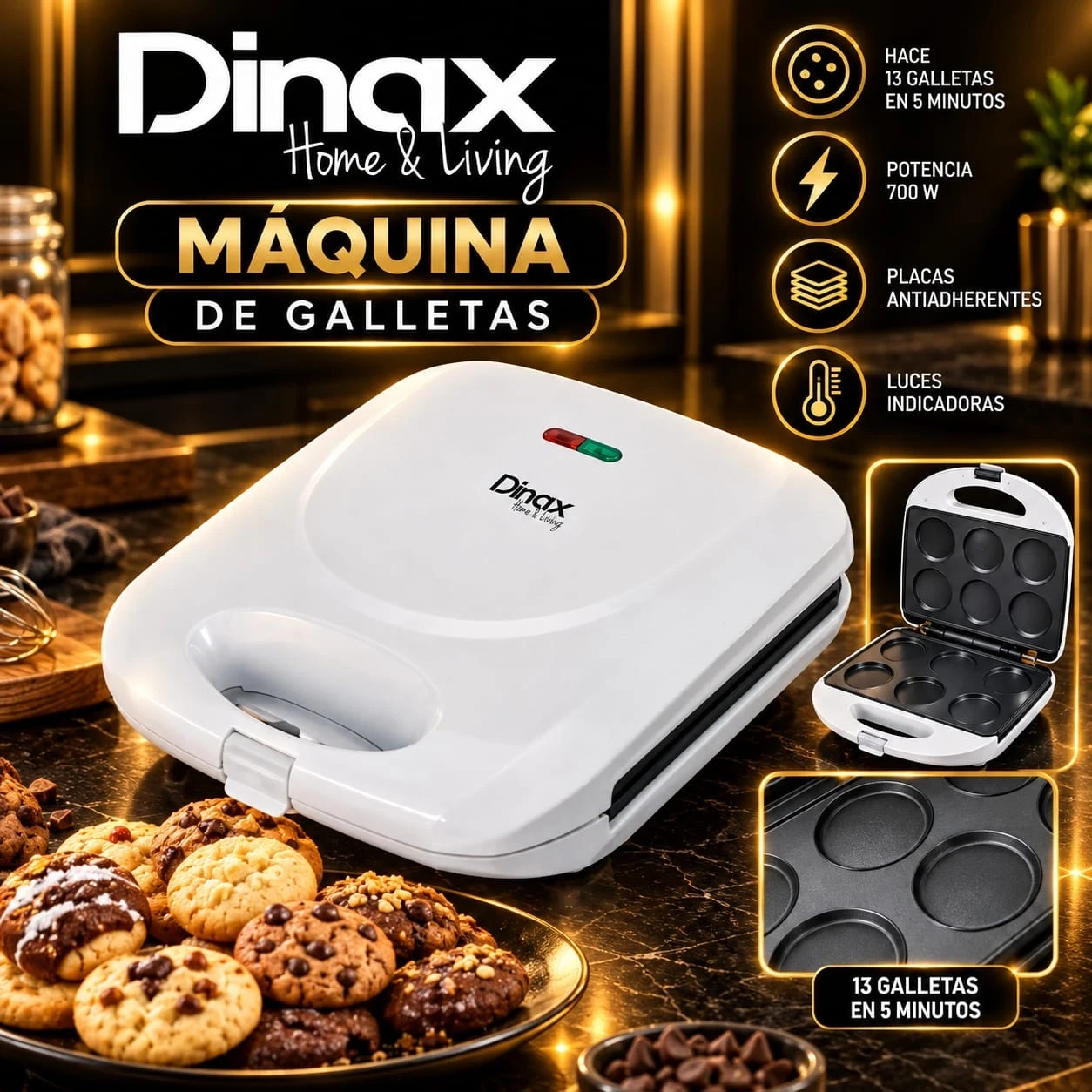 MÁQUINA DE GALLETAS DINAX 700W *CONSULTAR DISPONIBILIDAD CON EL VENDEDOR*