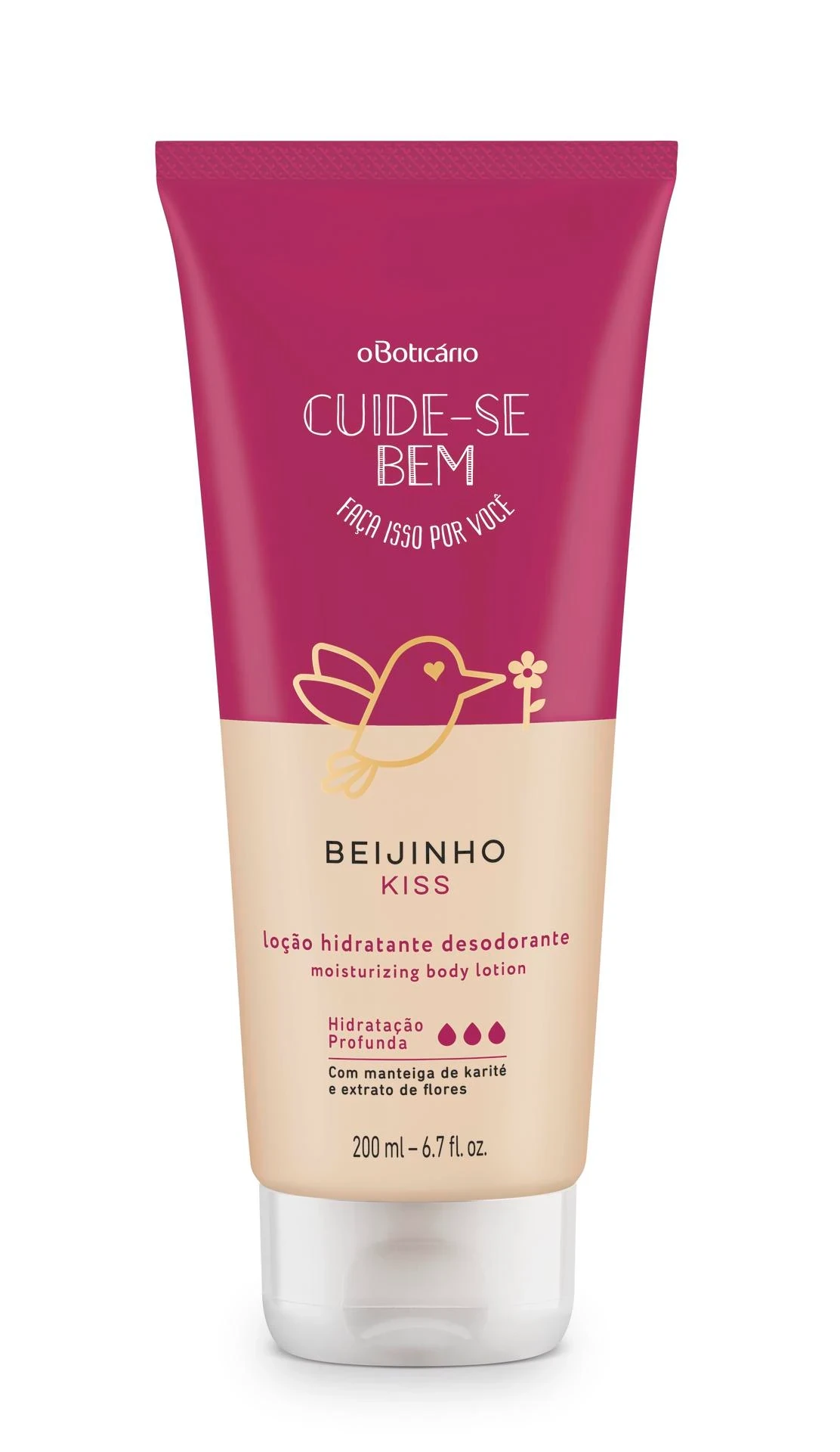 Cuide-se Bem Loción Hidratante Corporal Beijinho, 200ml 2