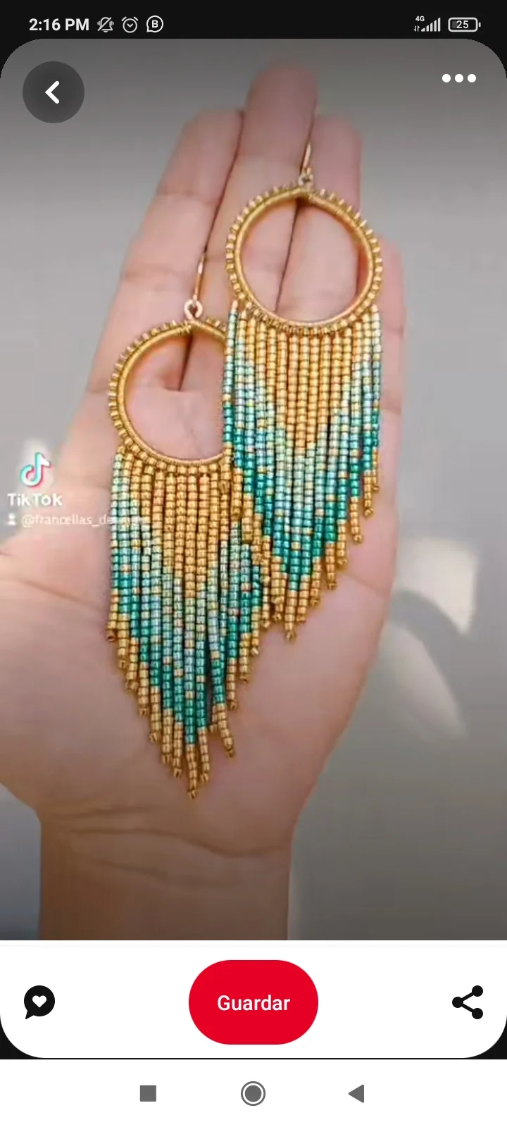 Aretes en flecos  5