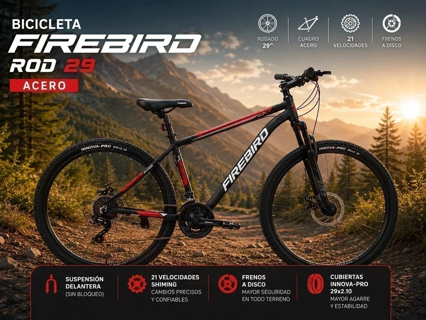 BICICLETA FIREBIRD ACER0 3