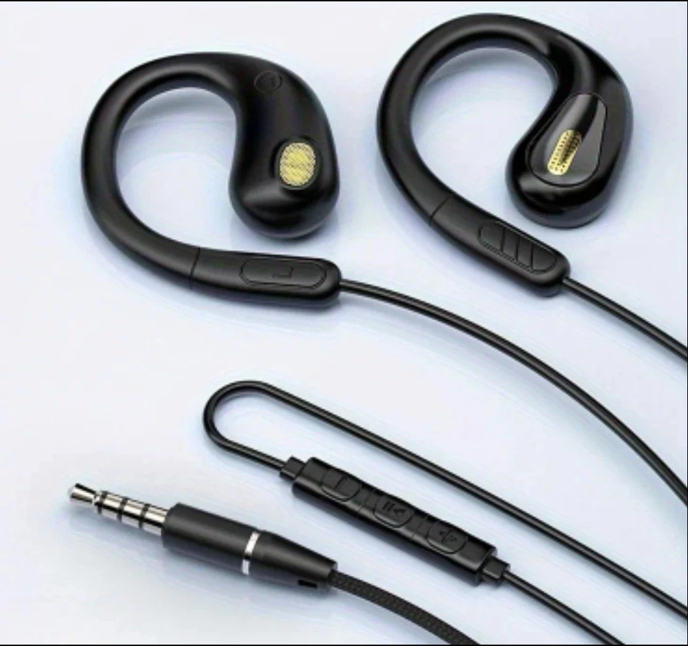 Auriculares con cable tipo cdac y digital con clip 3.5 mm 2