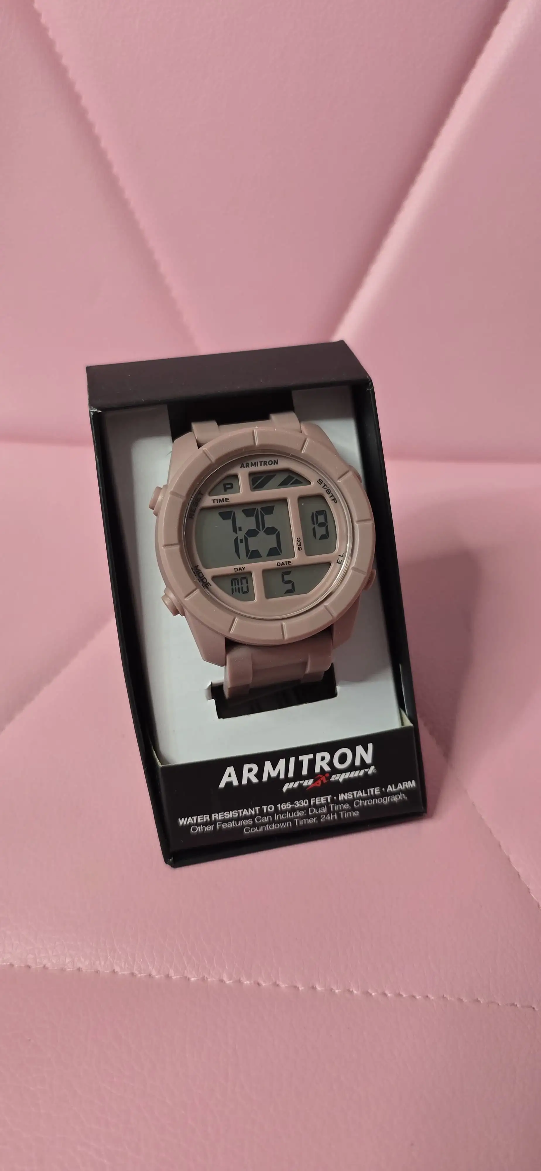Armitron pro sport pink watch 