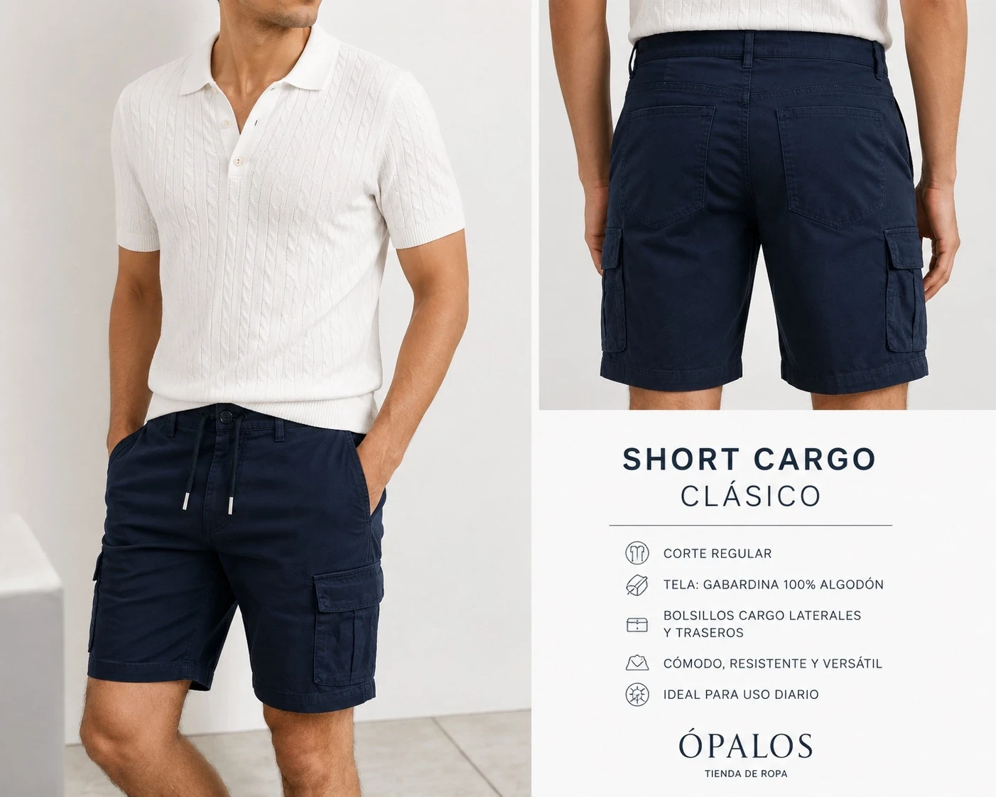 Shorts Cargo Caballero