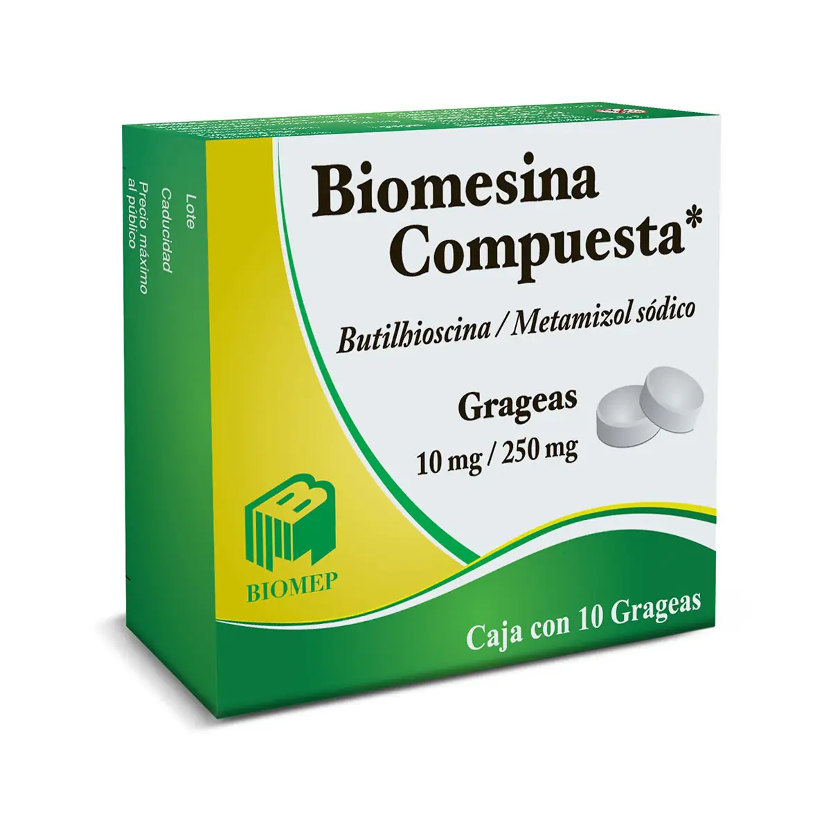 BUTILHIOSCINA/ METAMIZOL SODICO 10MG/250MG