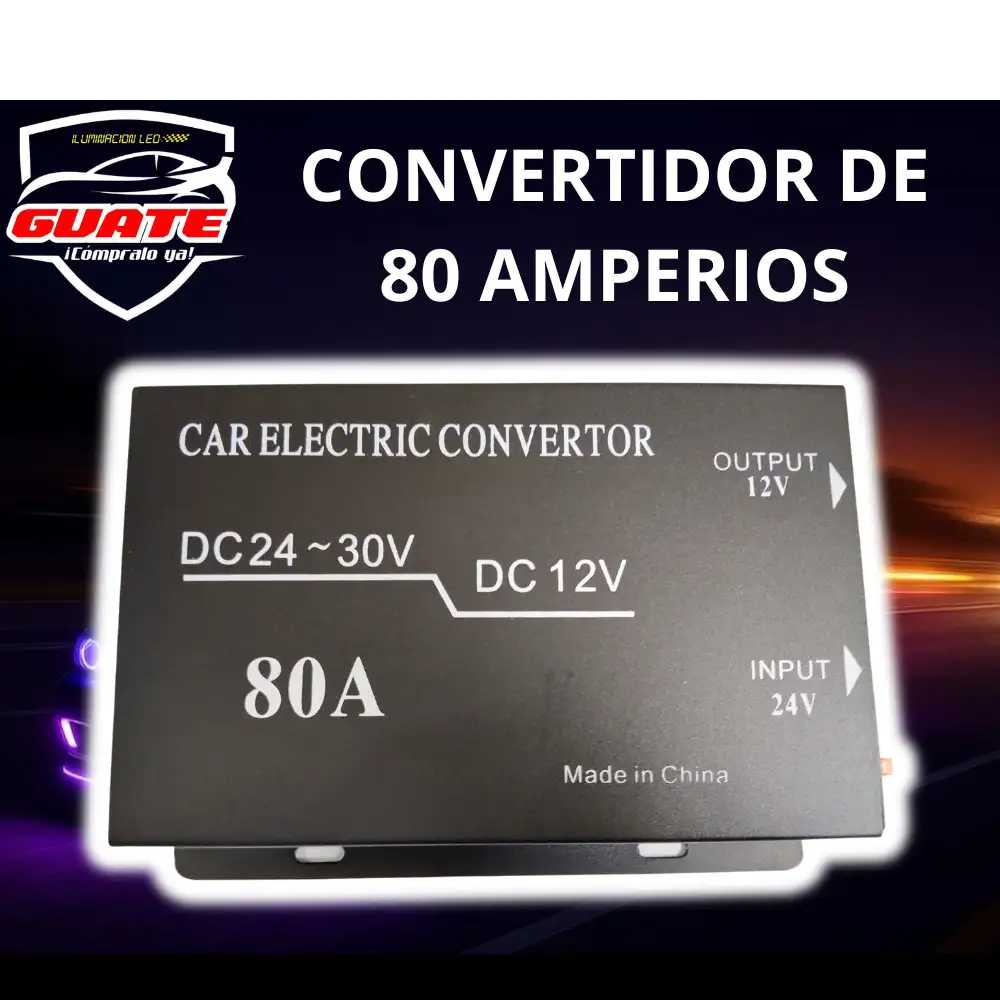 CONVERTIDOR DE VOLTAJE 80 AMPERIOS