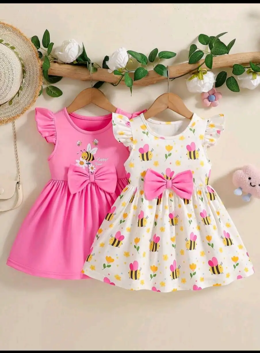 2 vestidos abejita ..