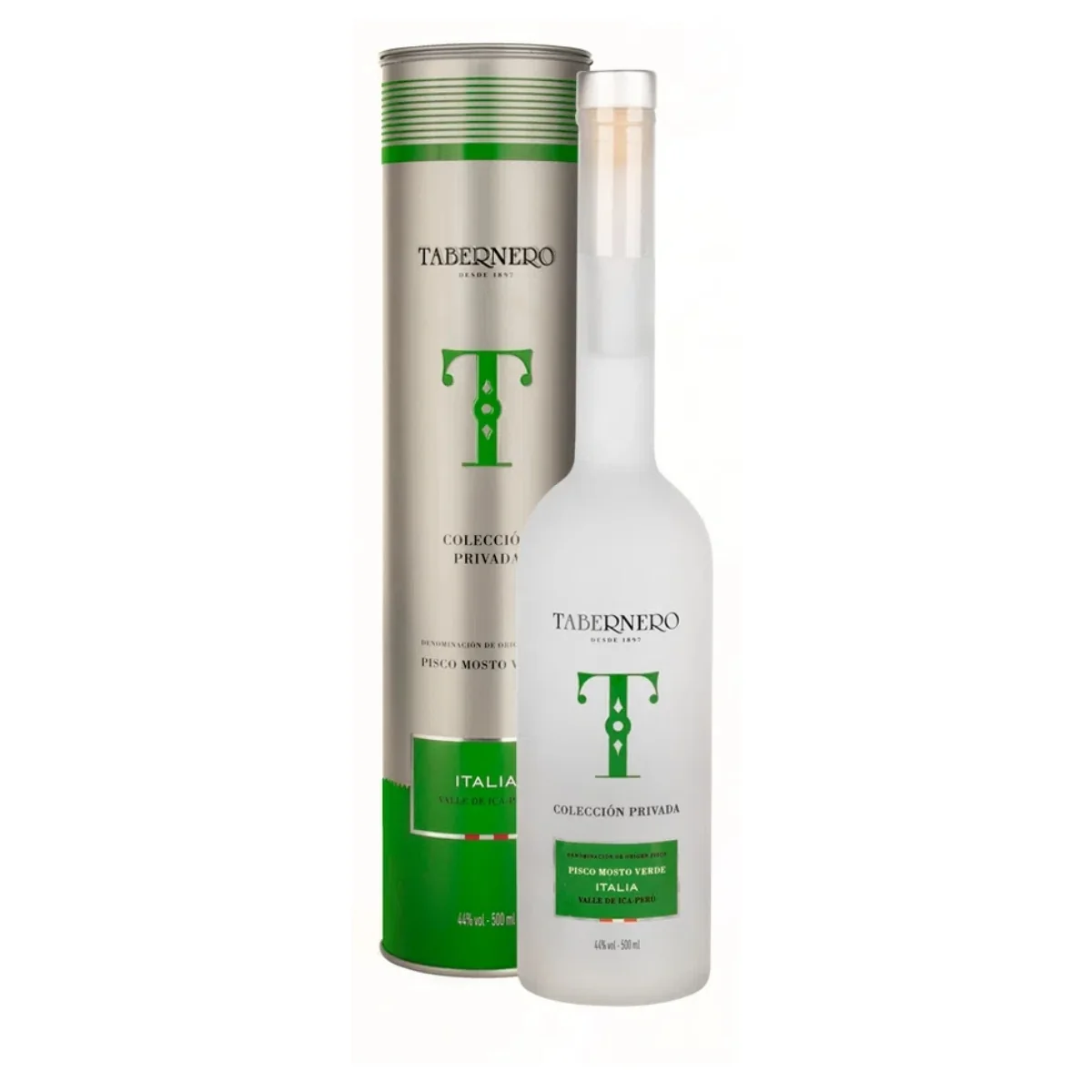 PISCO MOSTO VERDE ITALIA TABERNERO 500ML TUBULAR