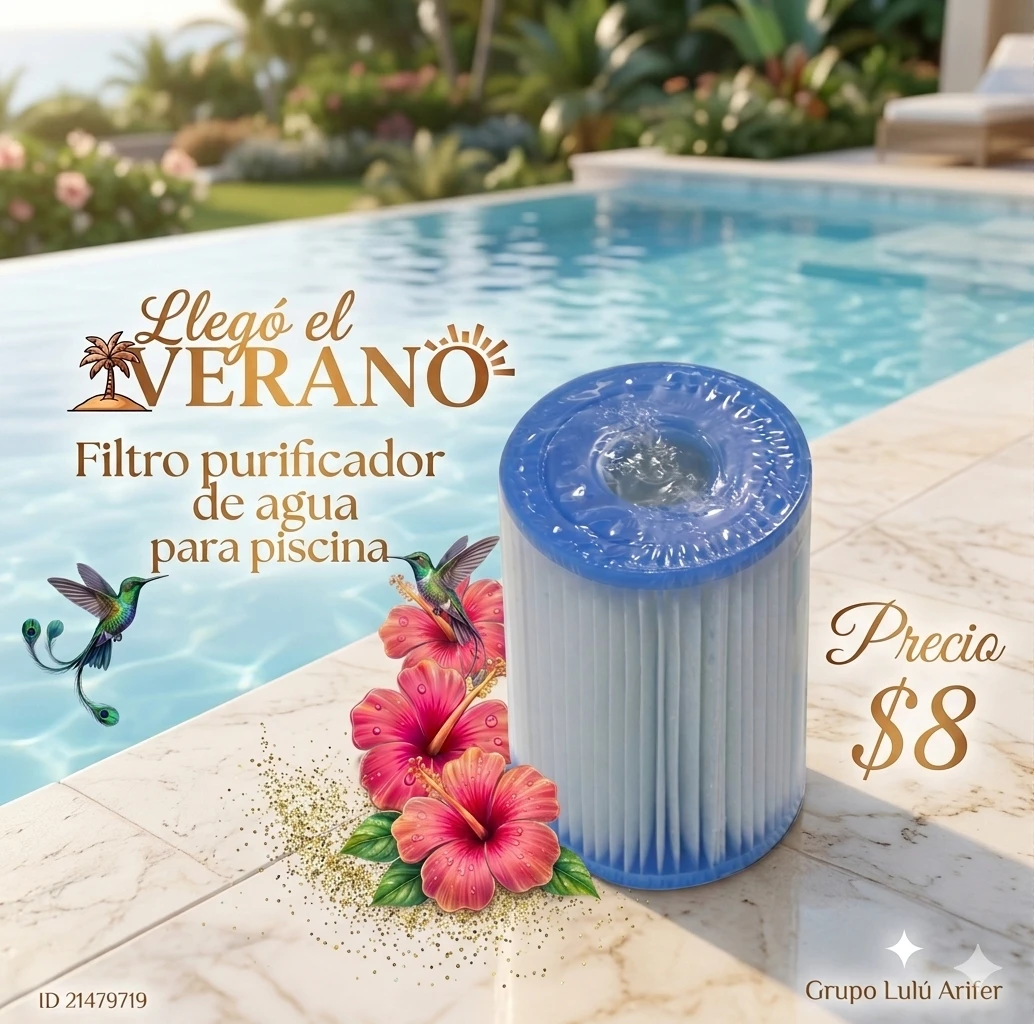 Filtro para purificador de agua para piscina 