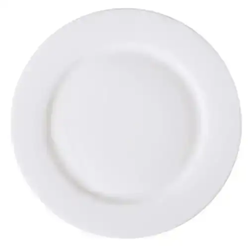 Vajilla Plato Tendido Blanco