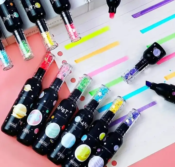 Resaltador Botella x6