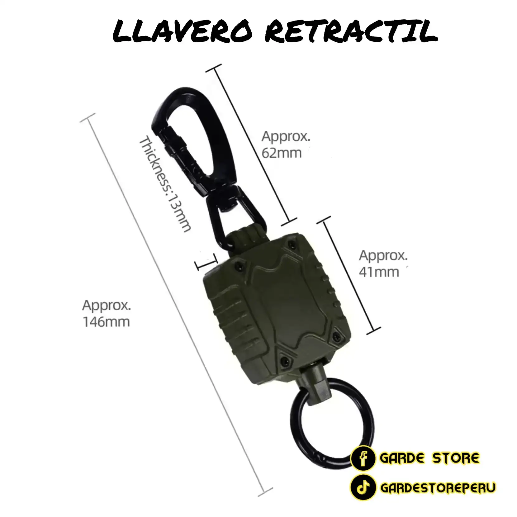 Llavero retráctil  2