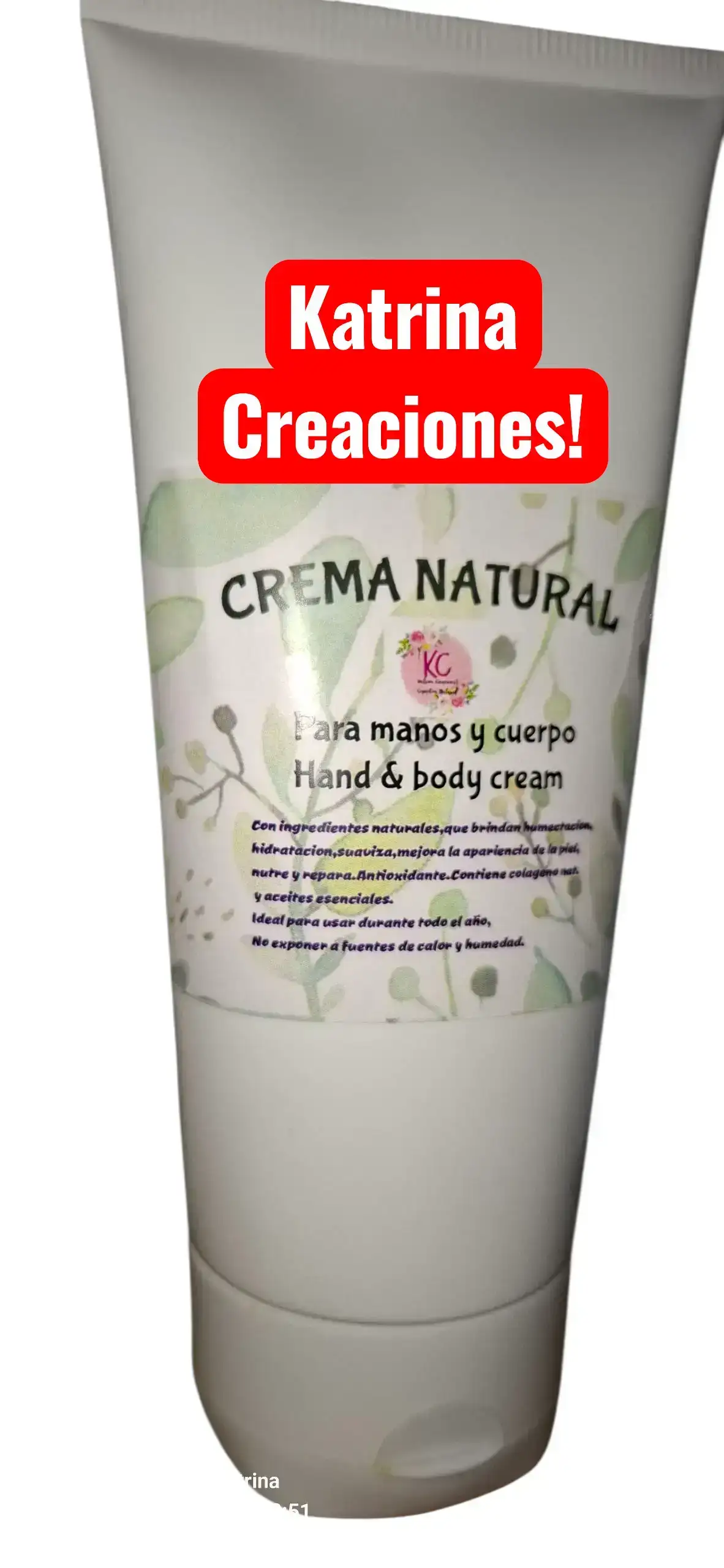 Crema para manos y cuerpo natural.Todo tipo de piel. 2