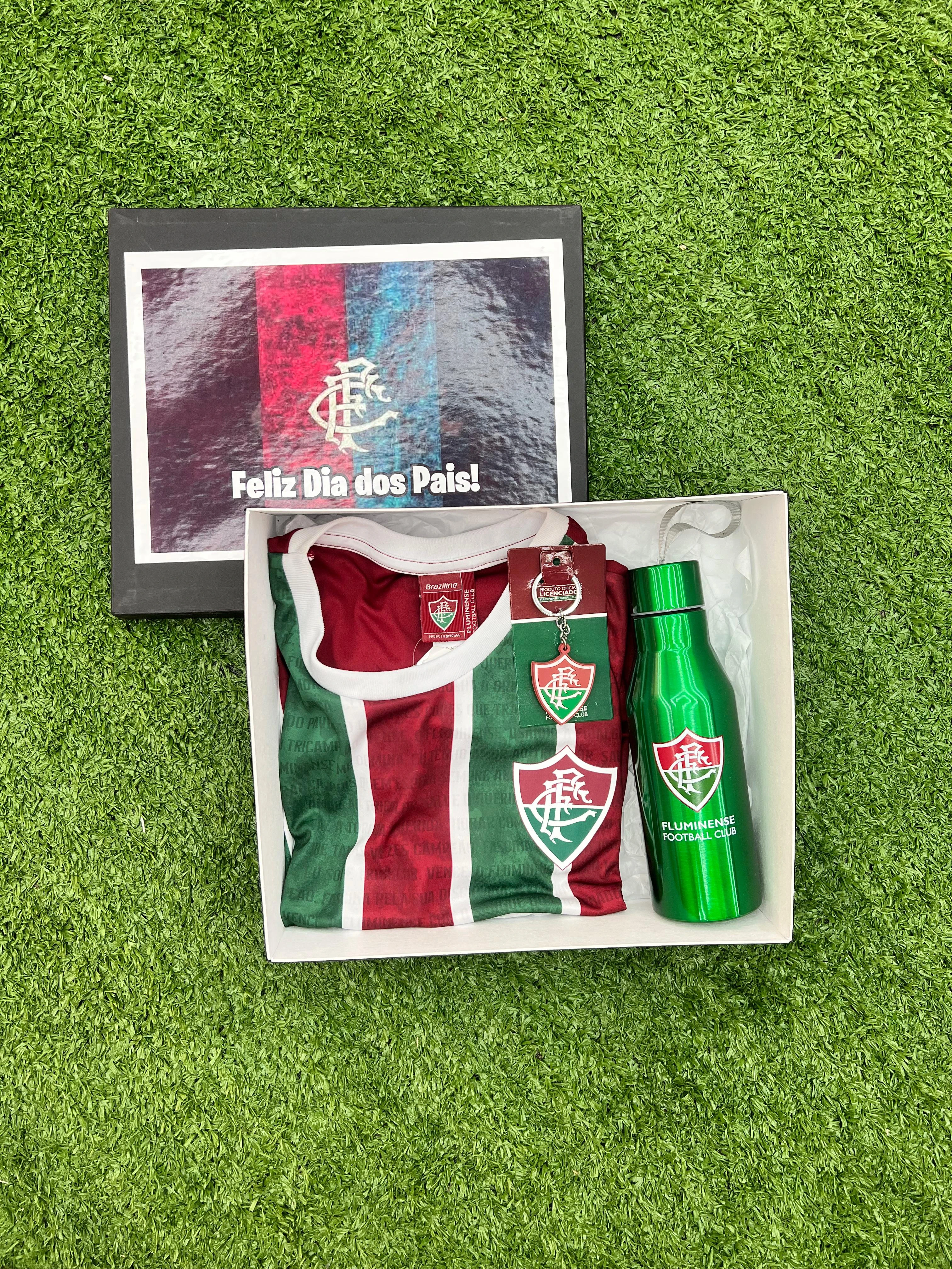 KIT FLUMINENSE CAMISA + GARRAFA 