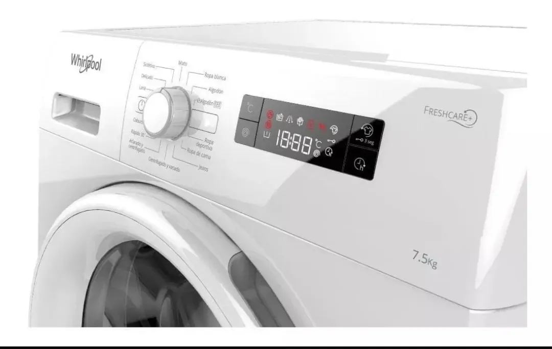 LAVARROPAS WHIRLPOOL	CARGA FR - BL INVERTER	WLF91A	9KG	 									 5