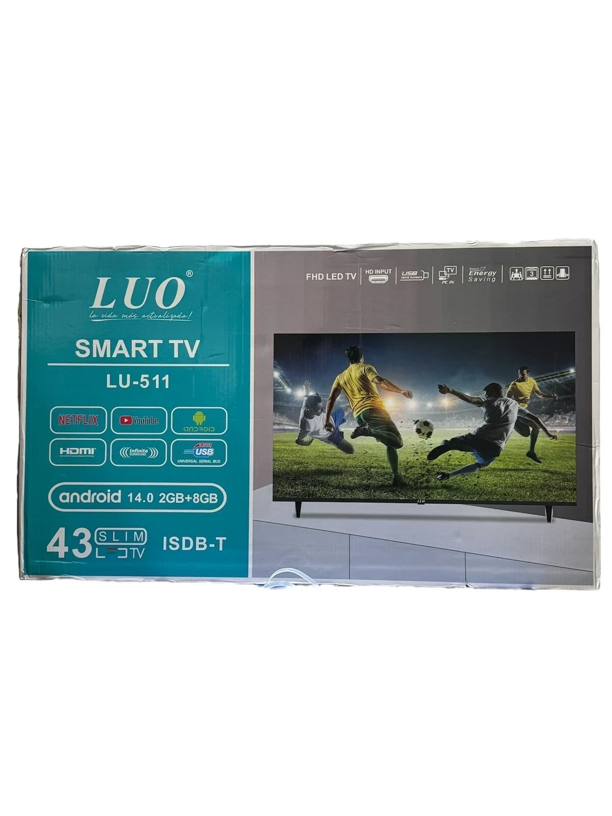SMART TV LUO 43" C/ SISTEMA ANDROID 