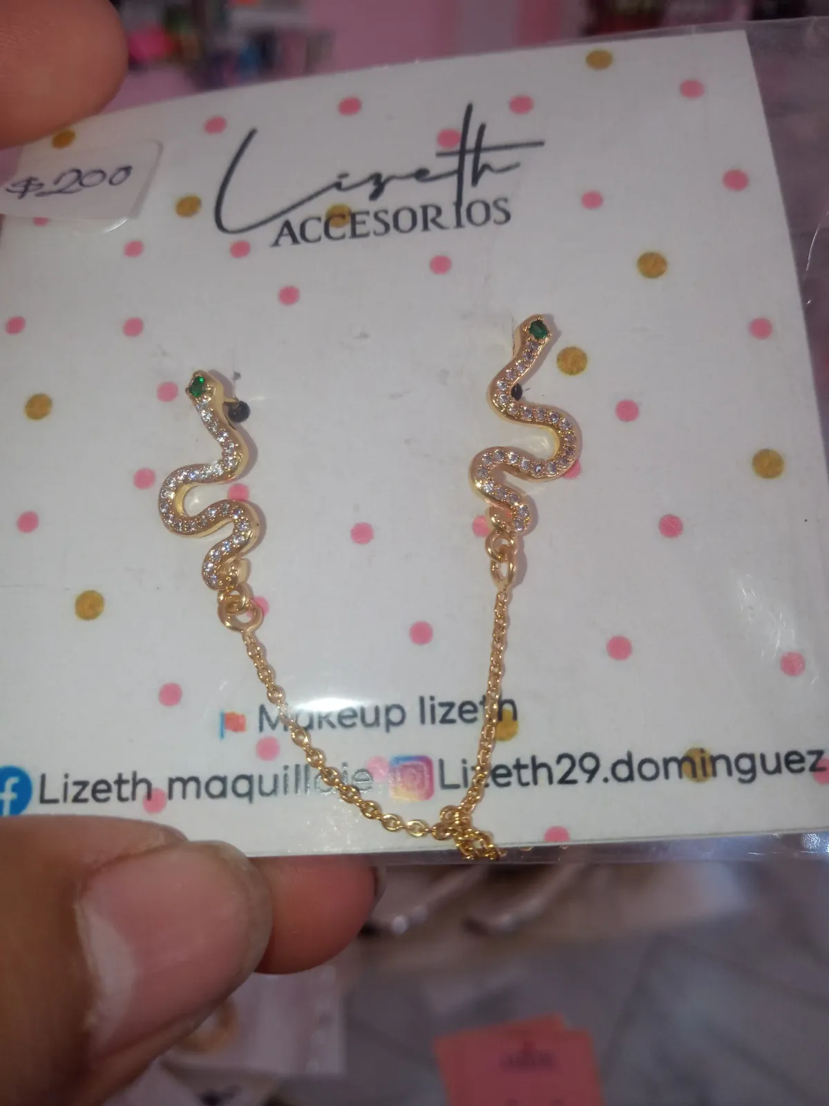 Aretes vibora 2