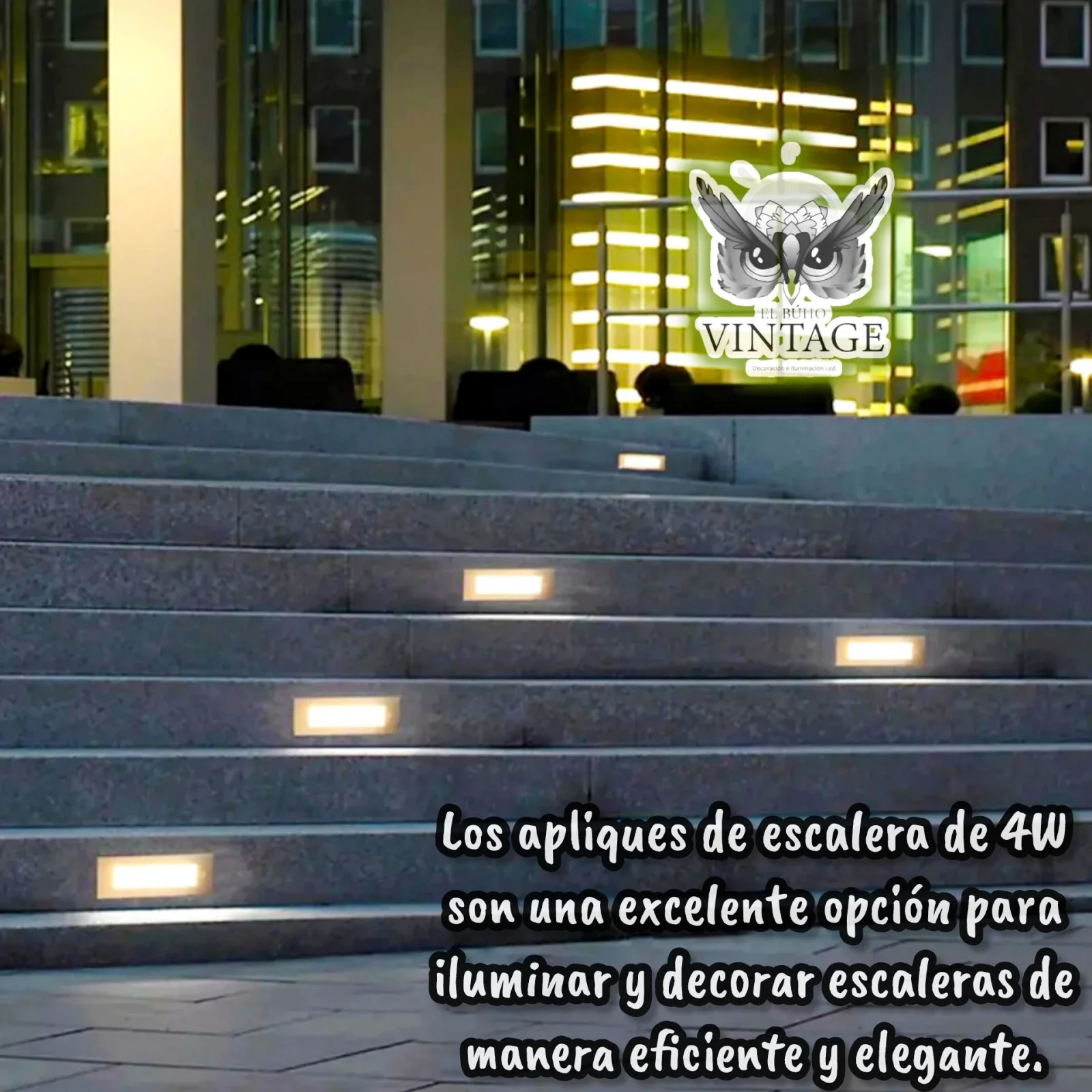 Spot para Escalera 4w 3