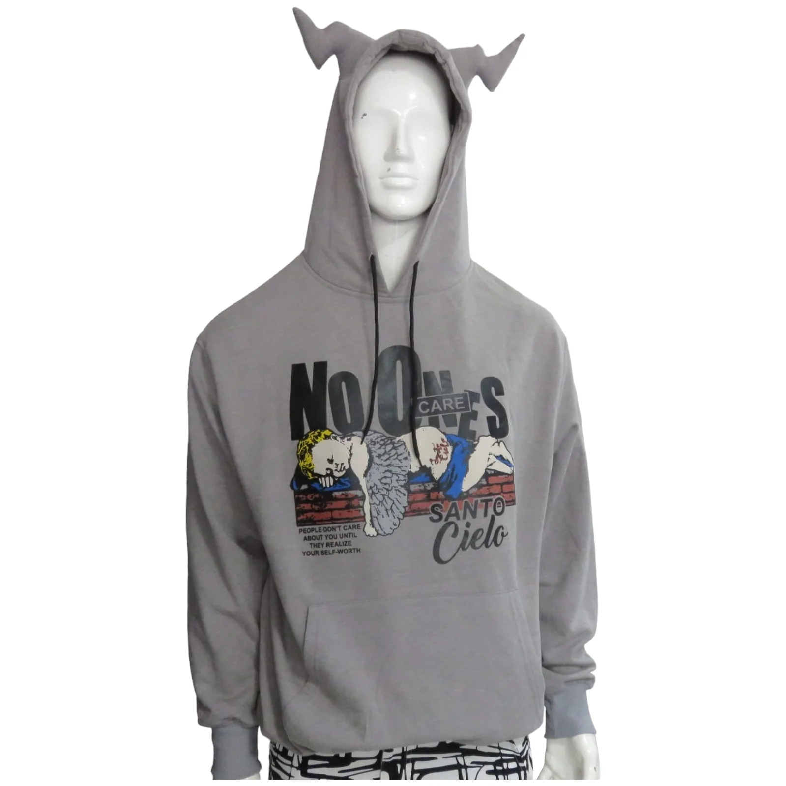 Sudadera gris de angel