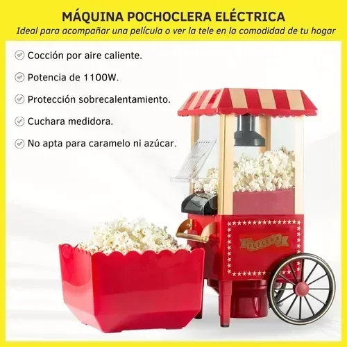 Pochoclera ORYX Carrito Retro Electrica or0088 2