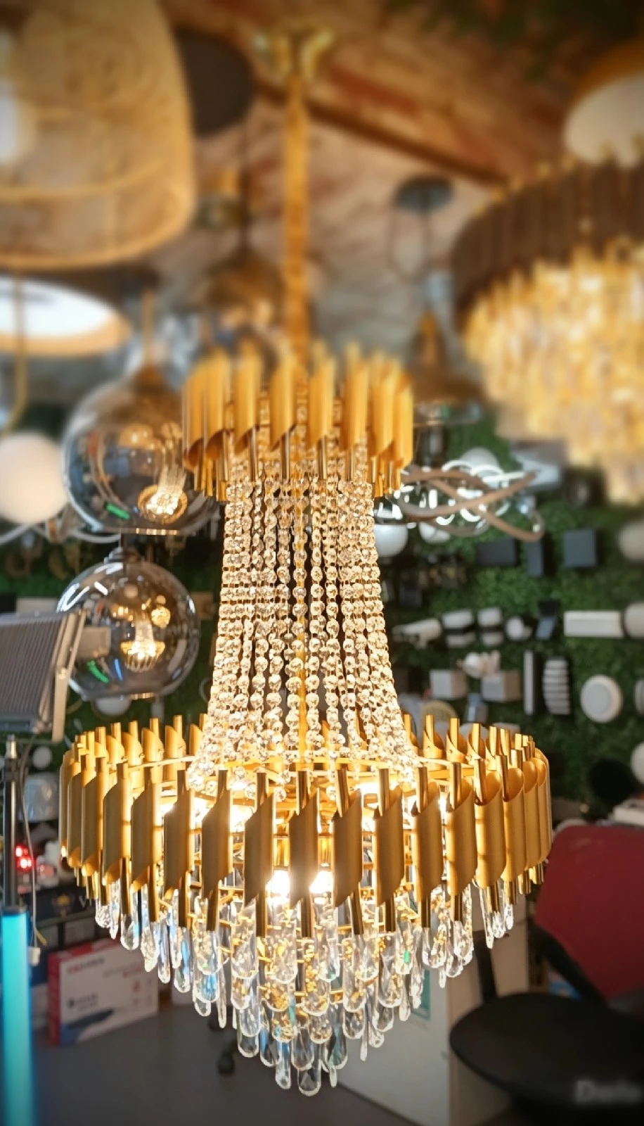 Lámpara Candelabro de Doble Altura  10