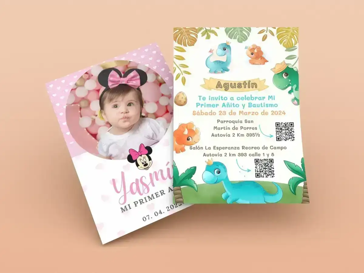 Pack x20 Tarjetas invitación 10x15