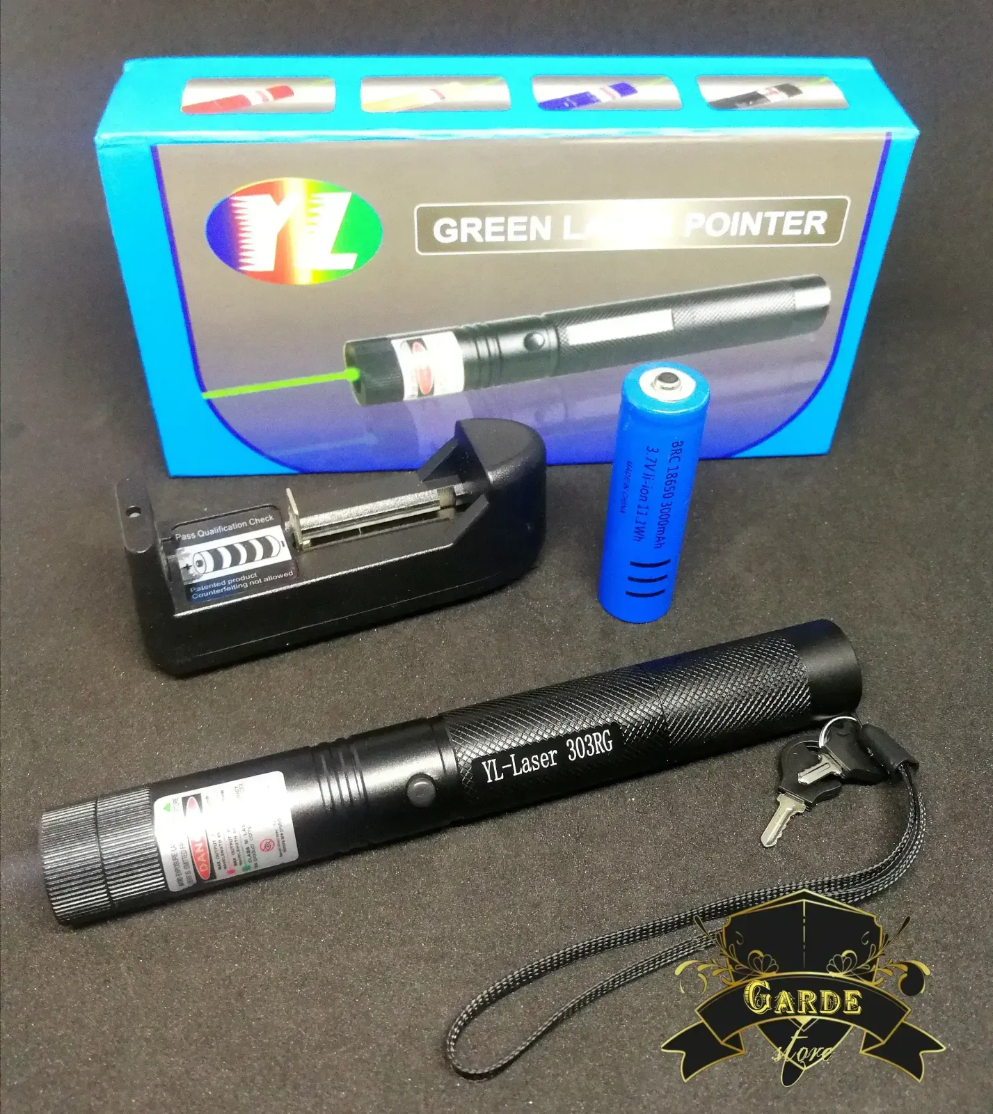 Puntero laser dual rojo y verde.  3