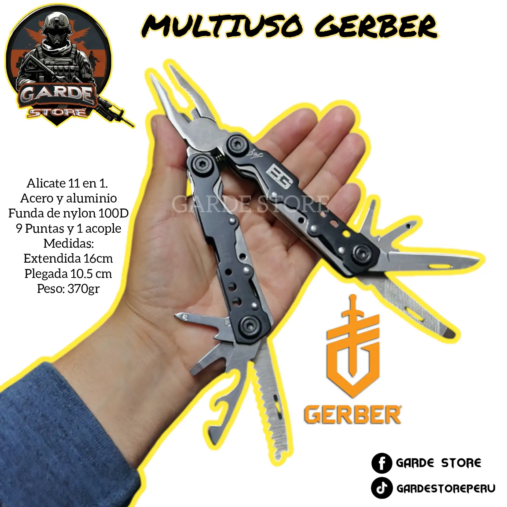 ALICATE MULTIUSO GERBER  2