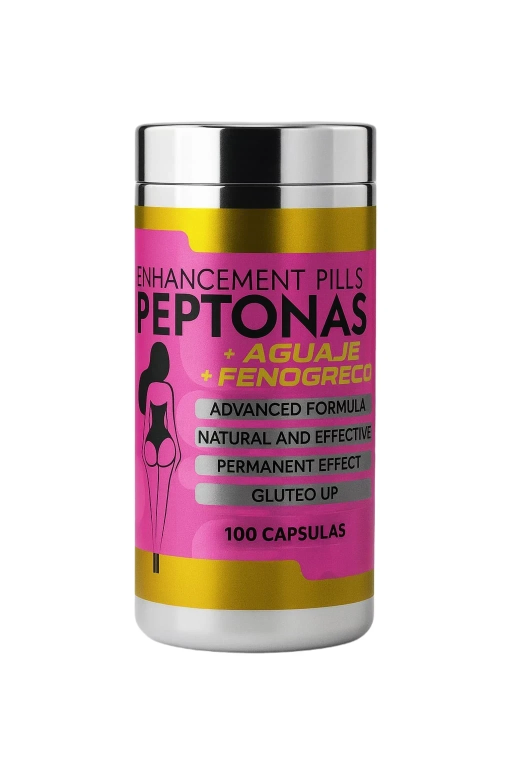 PEPTONAS GLUTEOS + AGUAJE + FENOGRECO 
