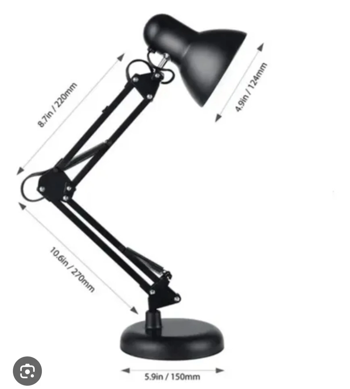 lampara escritorio mt811 gancho con base 