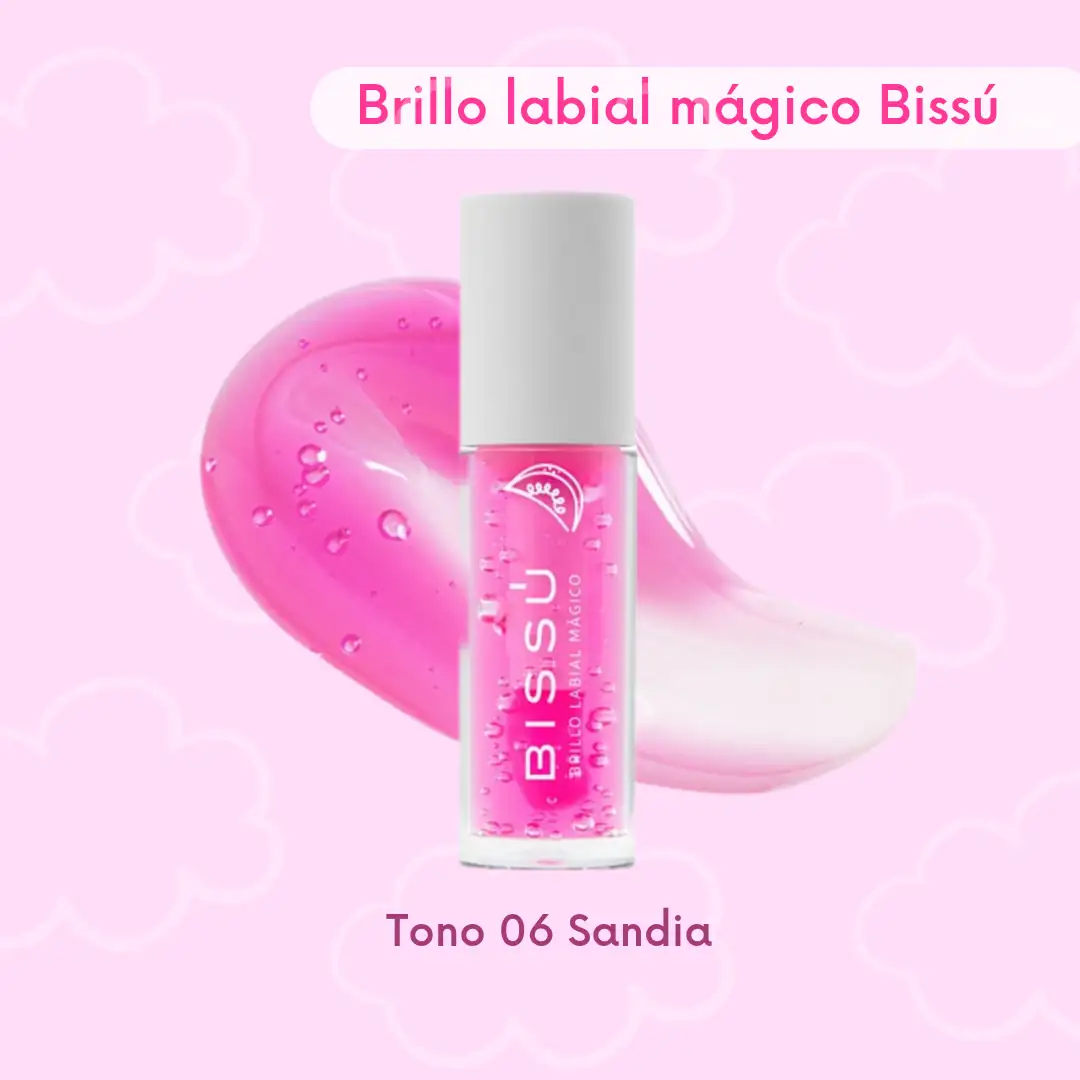 Brillo labial mágico Bissú tono 06 Sandía 