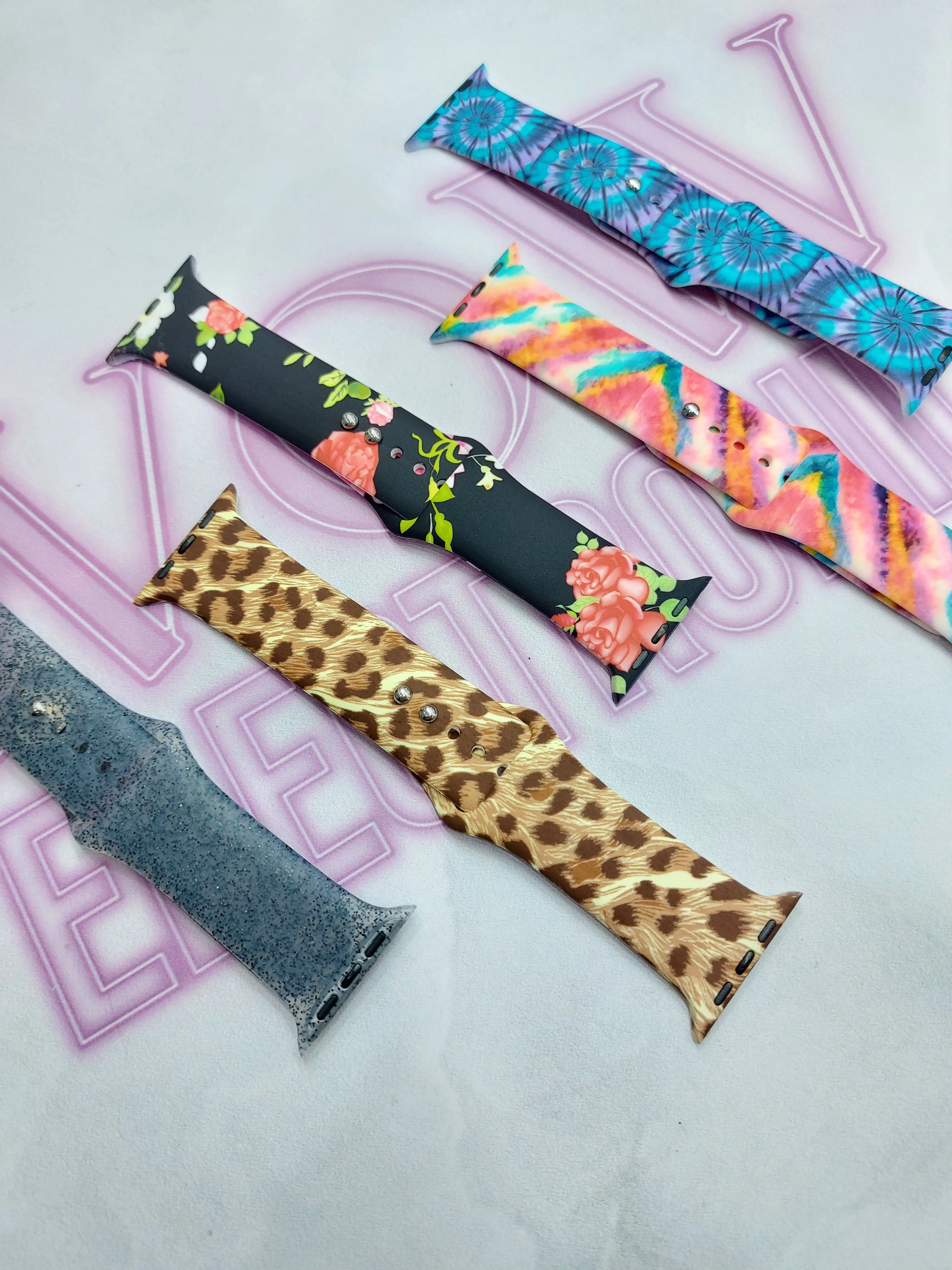 Correas de silicon estampadas 