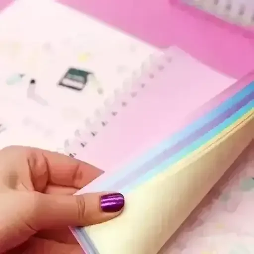 Cuaderno Hojas Pastel A5