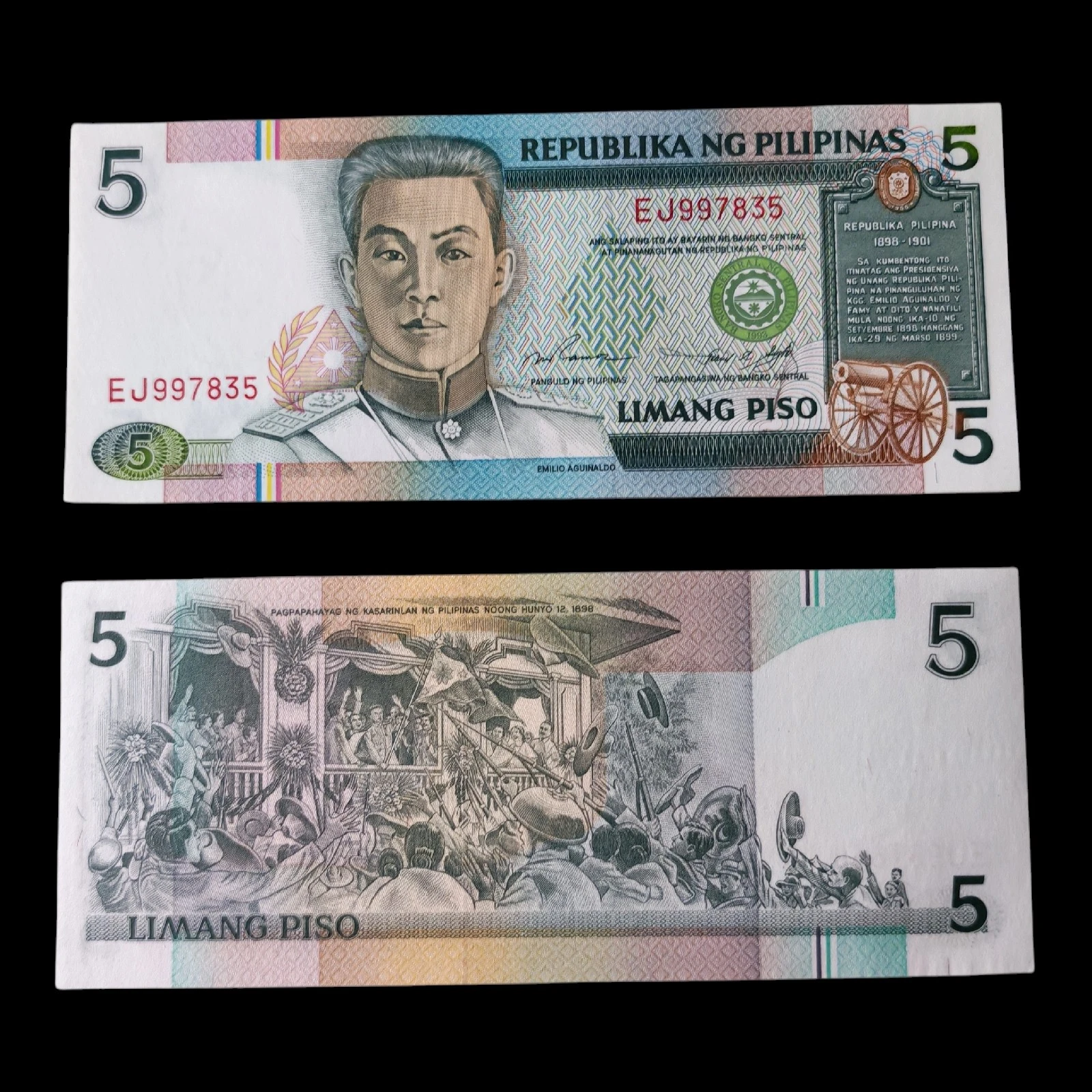 ° Filipinas 5 pesos UNC
