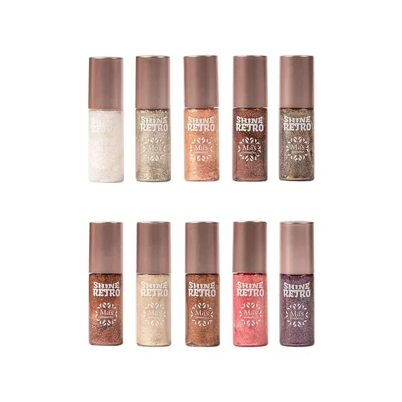 miss delineador mini glitter x10 pcs srm01