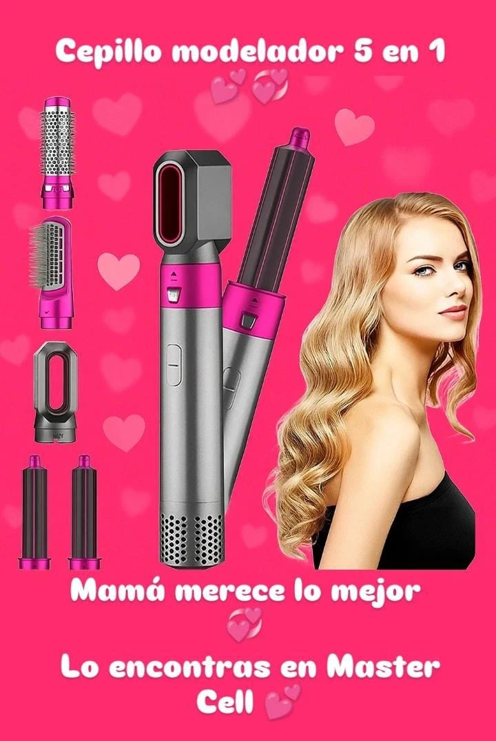 Cepillo modelador 5 en 1