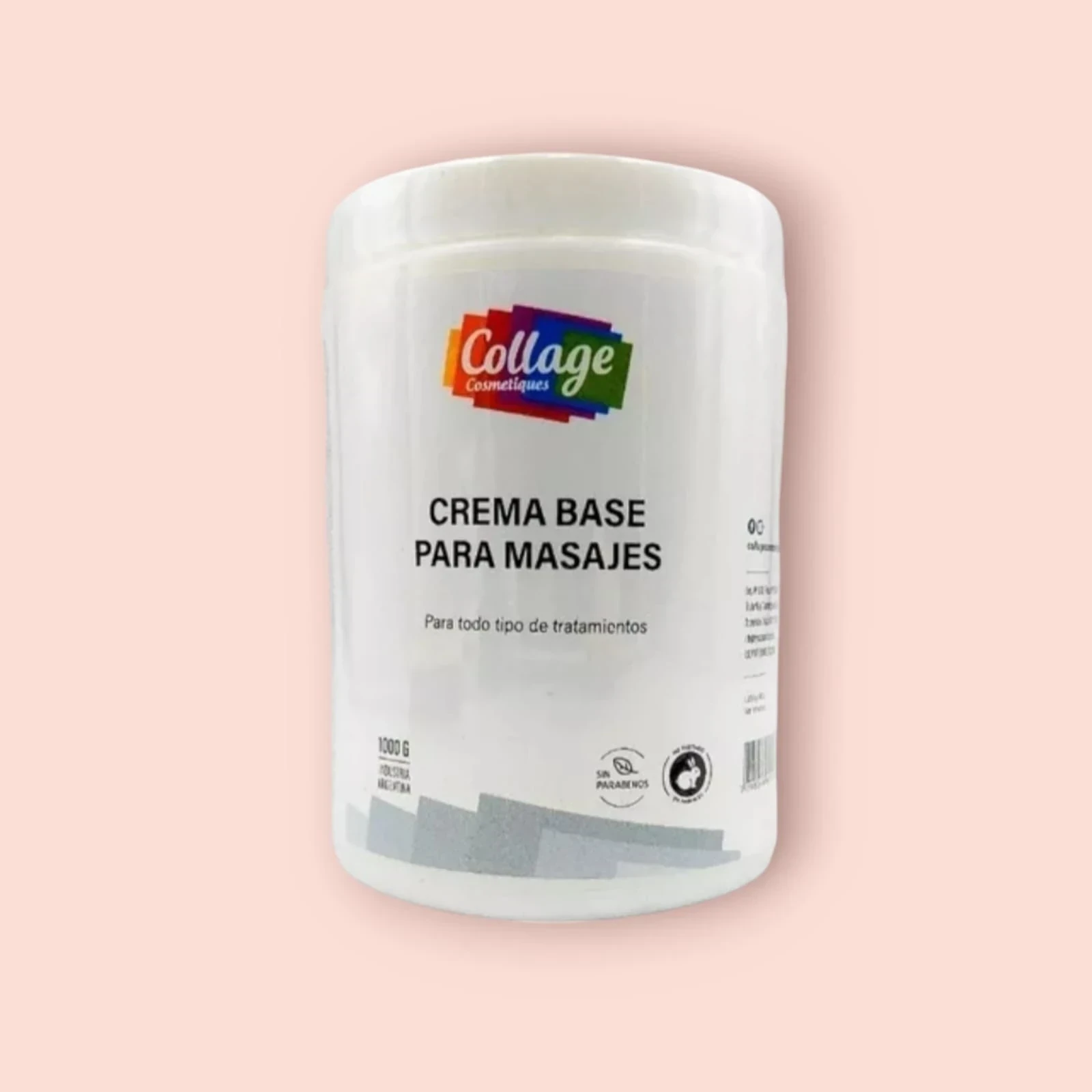 CREMA BASE PARA MASAJES X 1KG COLLAGE