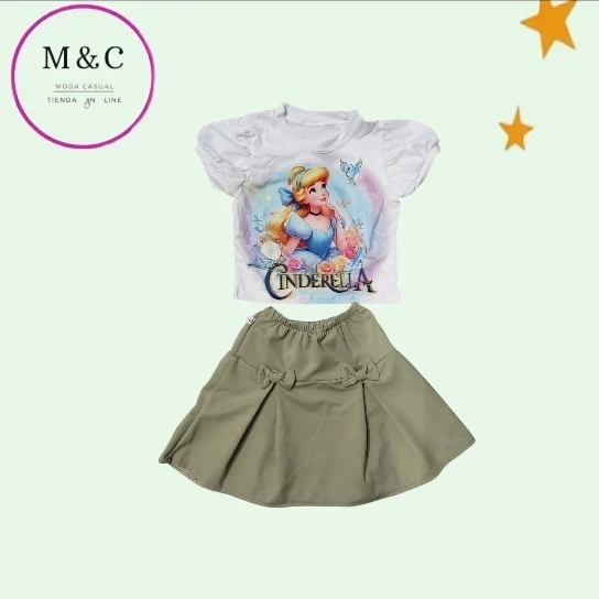 Conjunto T- G falda y blusa  2