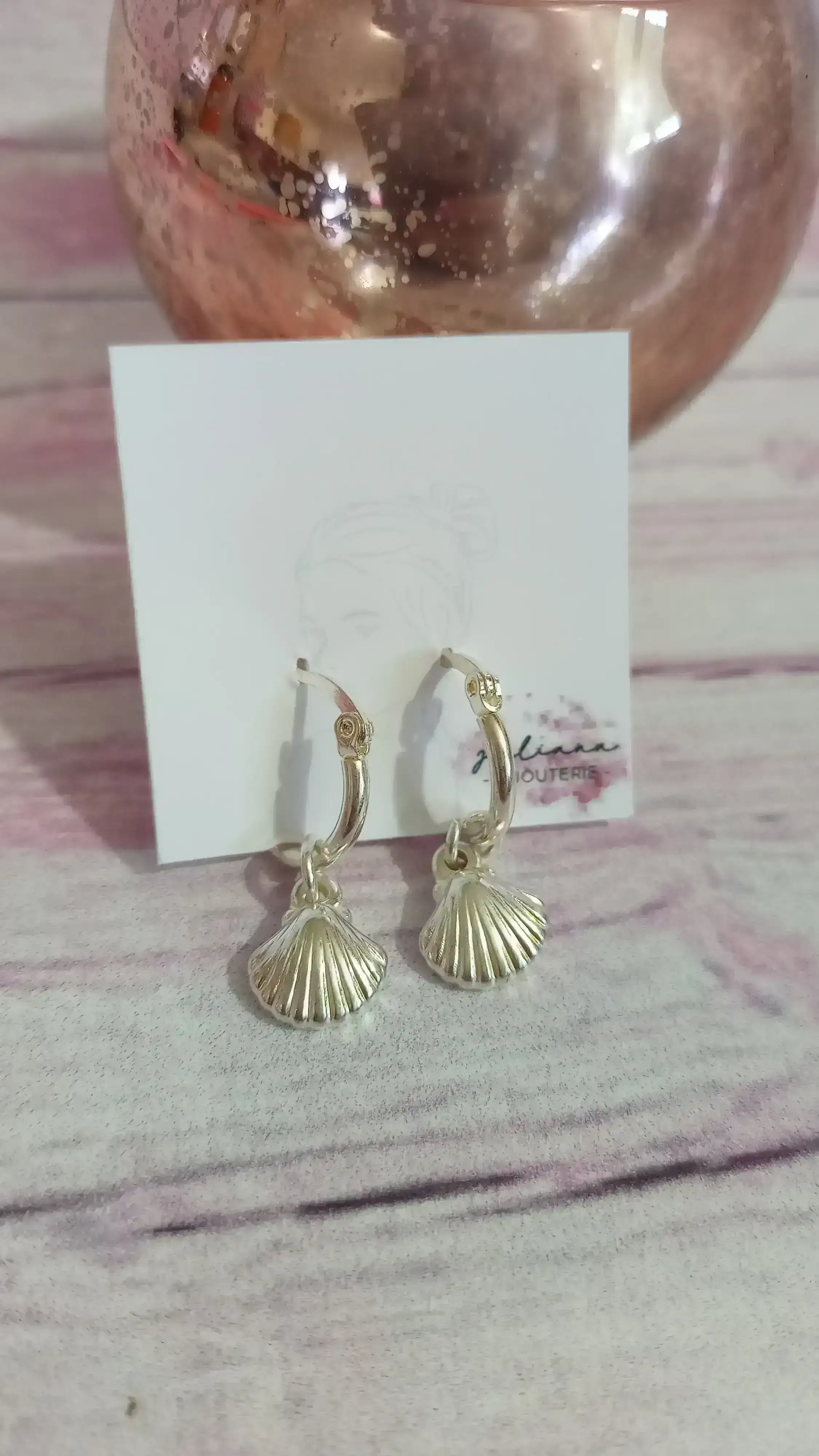 Argollitas de 20mm con dije 🦪