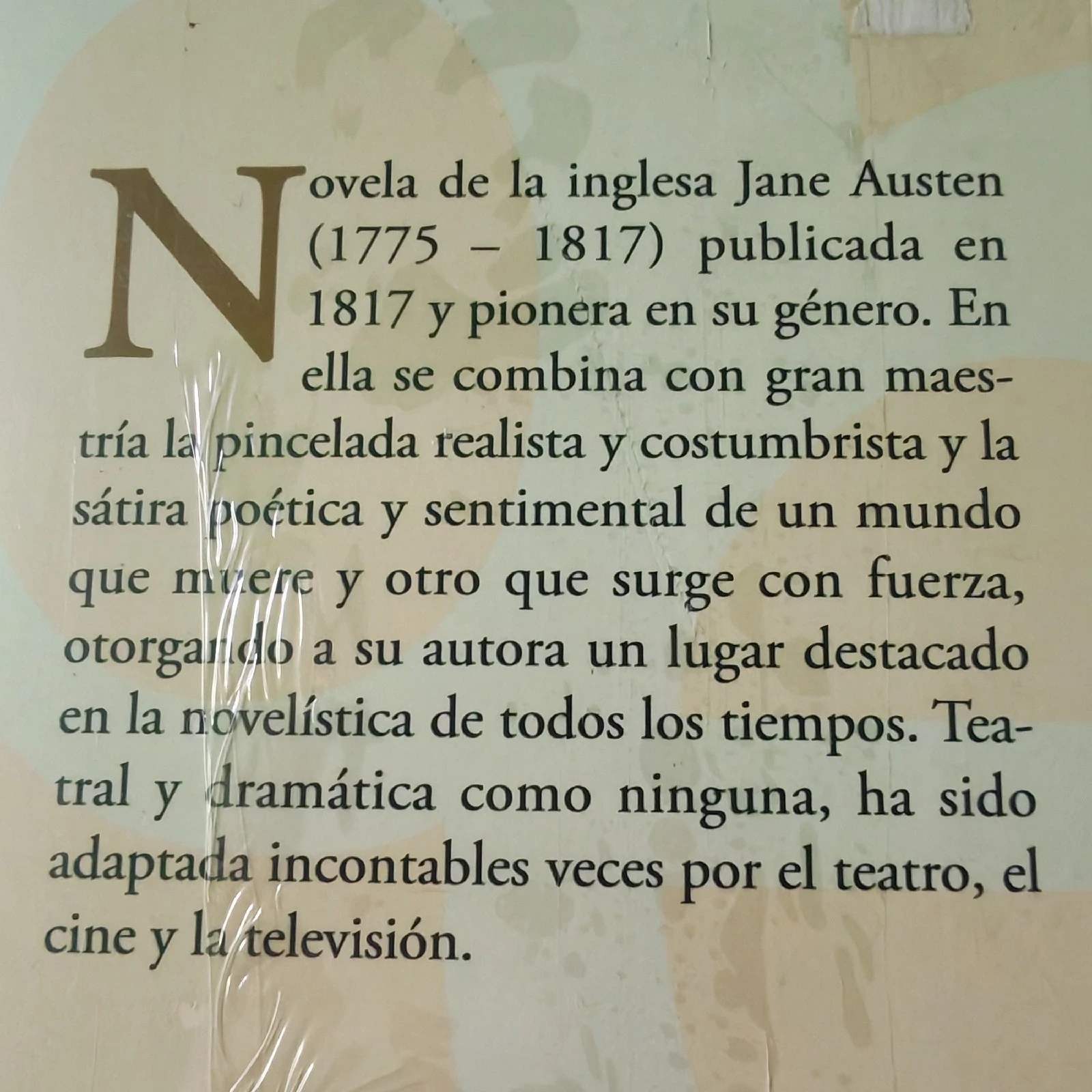 Orgullo y prejuicio, Jane Austen, nuevo 2