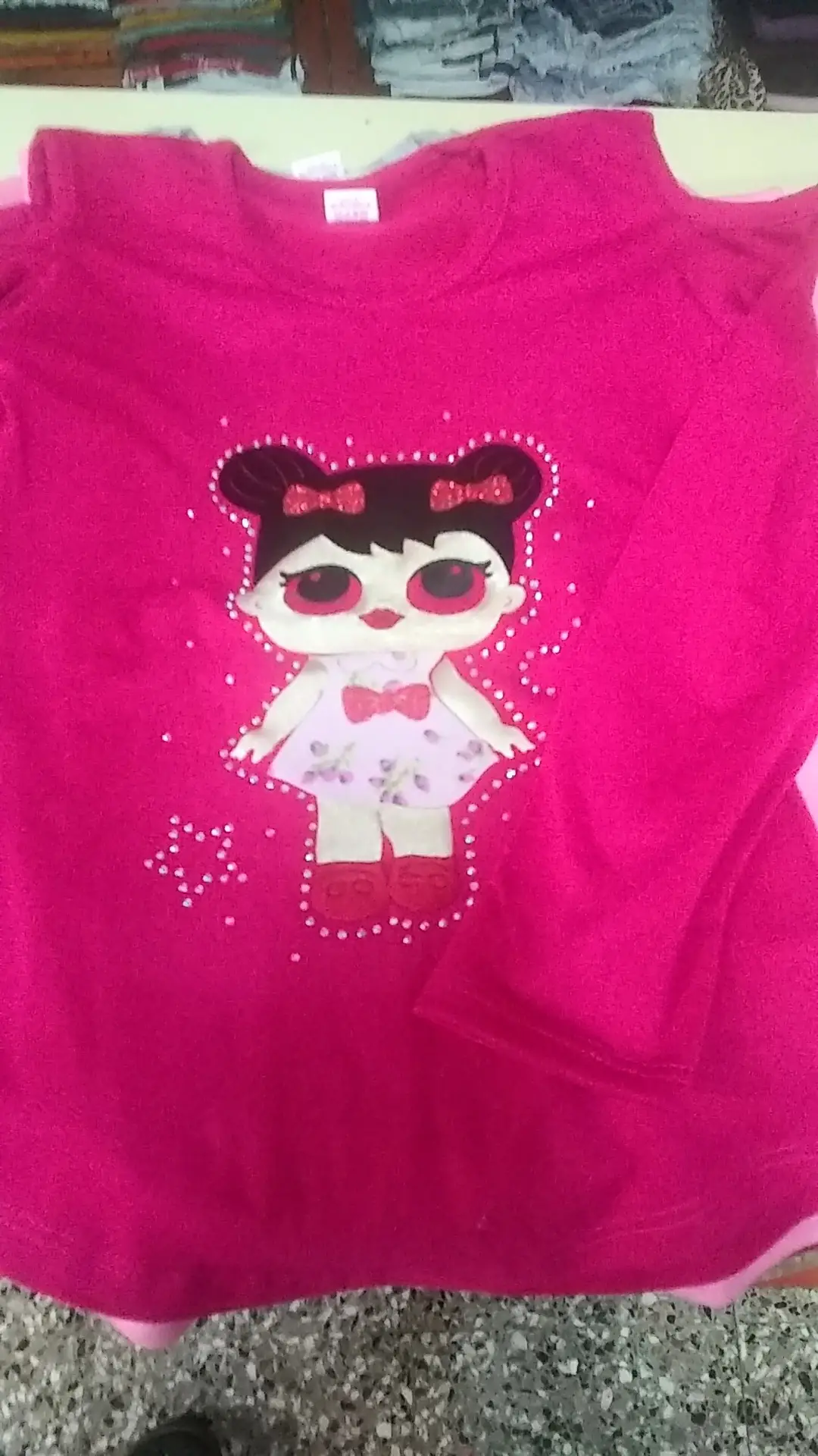 Remera nena del 2 al 14 surtidas  2
